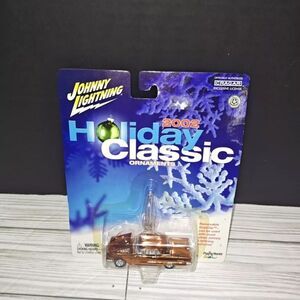 2002 Johnny Lightning 1956 THUNDERBIRD Diecast Holiday Classic Ornaments